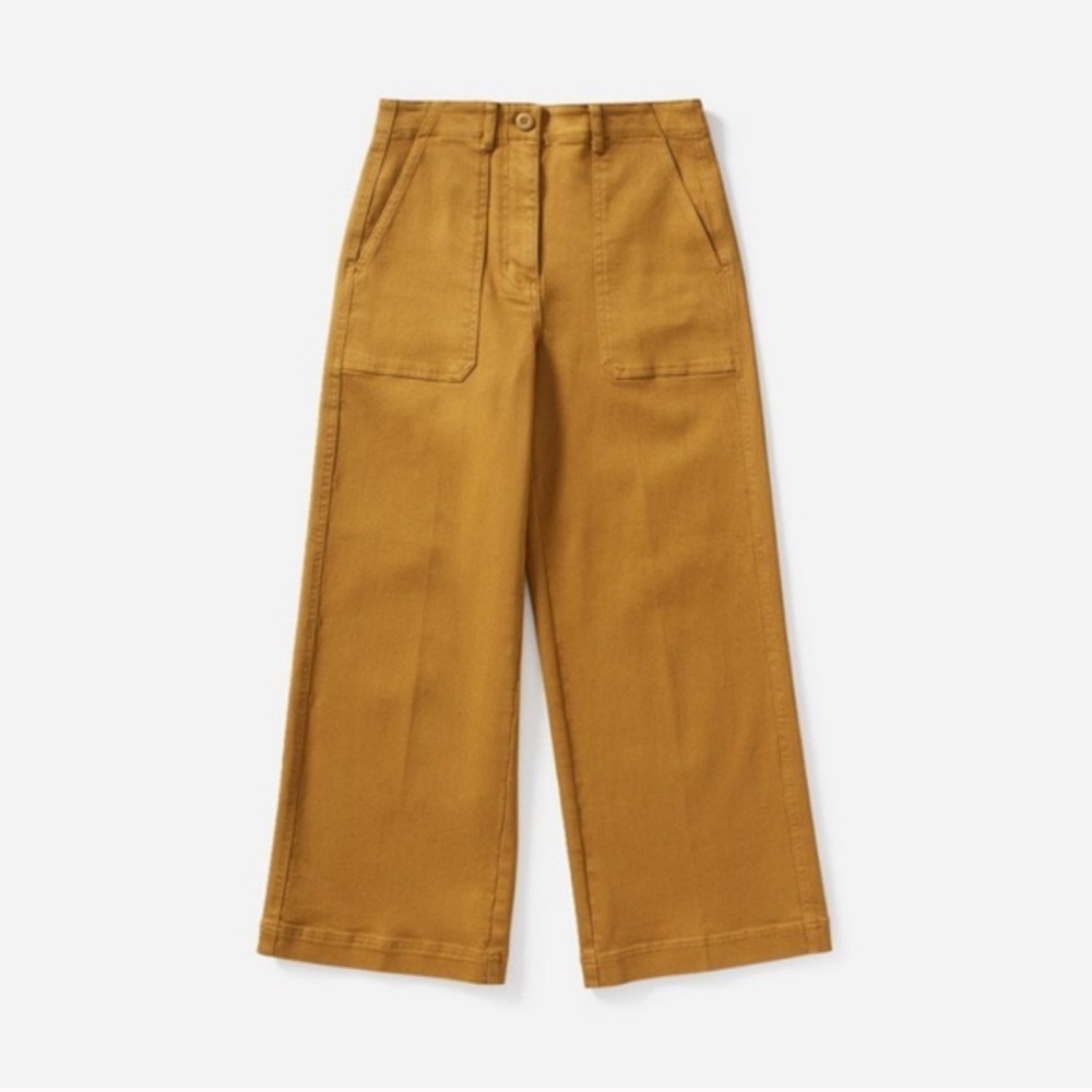 Everlane Wide Leg Utility Cropped Pants